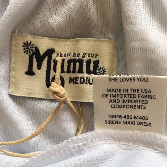 NWT Show Me Your Mumu Sirene Maxi Dress - in Blue Me Away - Picture 12 of 13